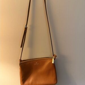 Kate Spade Tan Leather Crossbody Bag